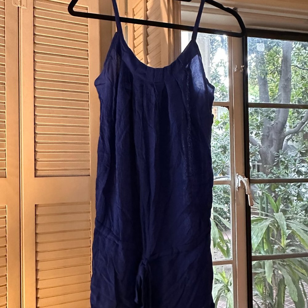 Blue Eronican Dress Short Sleeveless | Size M